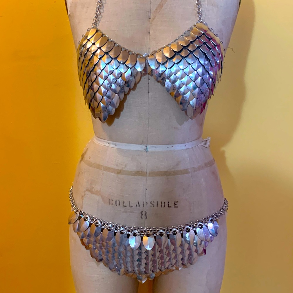 Scale Mail Set (Bra and Bottom)